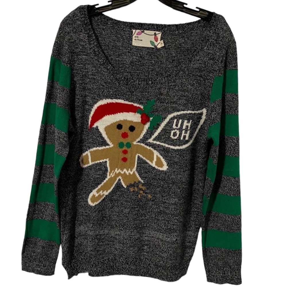 GINGERBREAD MAN XMAS SWEATER